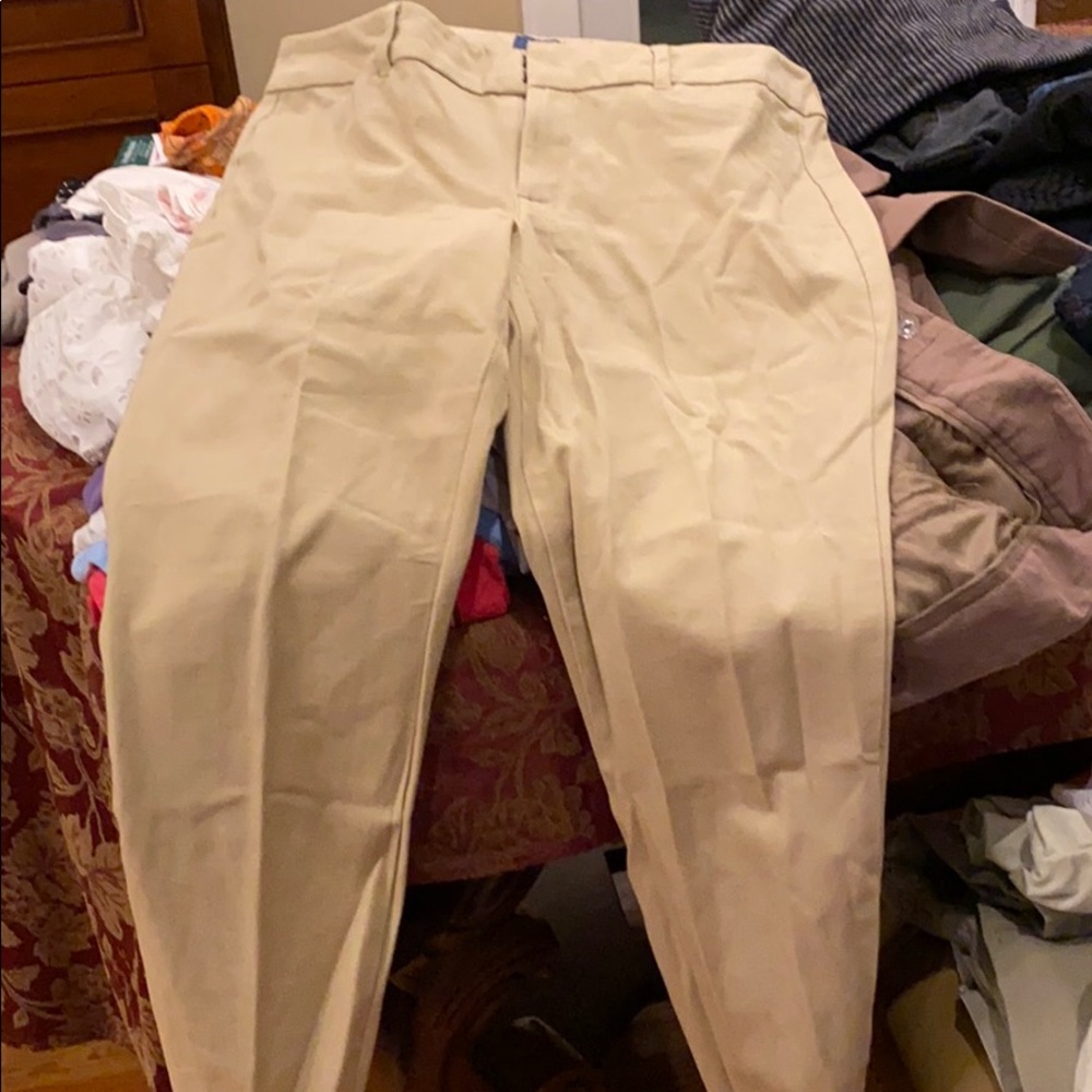 Ladies Old navy stretch cotton pants